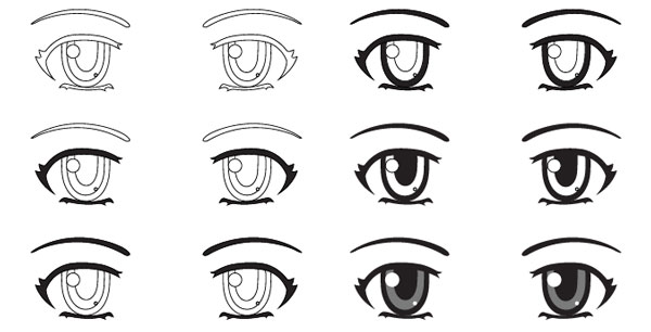 Hướng dẫn cách vẽ mắt Anime đẹp đơn giản